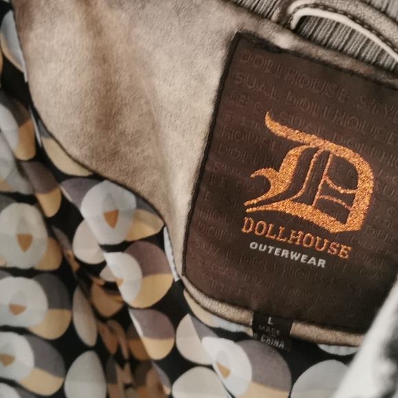 Dollhouse faux tan leather jacket - Picture 6 of 6